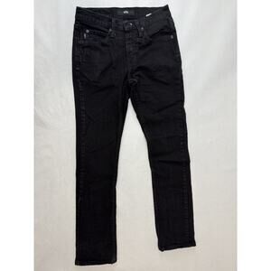 Vans Off The Wall Grunge Jeans Black Skater Women 26*28 Skinny Leg Low Rise Punk